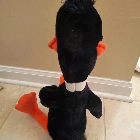 Vintage 1971 Daffy Duck Poseable Plush Warner Brothers 18" - Picture 3 of 5
